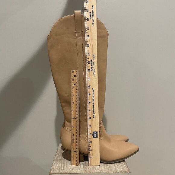 Universal Thread Women’s Light Brown Sommer Western Riding Boots Size 8 1/2 NWT - Picture 6 of 16